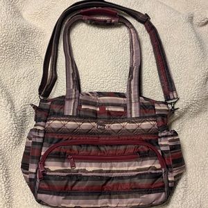 Lug bag - Windjammer in Painted Cranberry